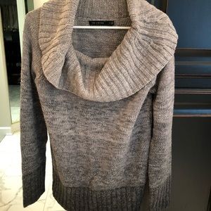 The Limited cowl neck tunic length sweater.